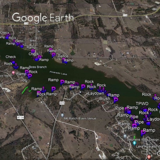 Alvarado Lake Breakdown - Bass Fishing Hot Spots & Waypoints