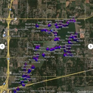 Arcadia Lake Breakdown - Bass Fishing Hot Spots & Waypoints