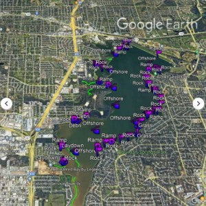 Arlington Lake Breakdown - Bass Fishing Hot Spots & Waypoints