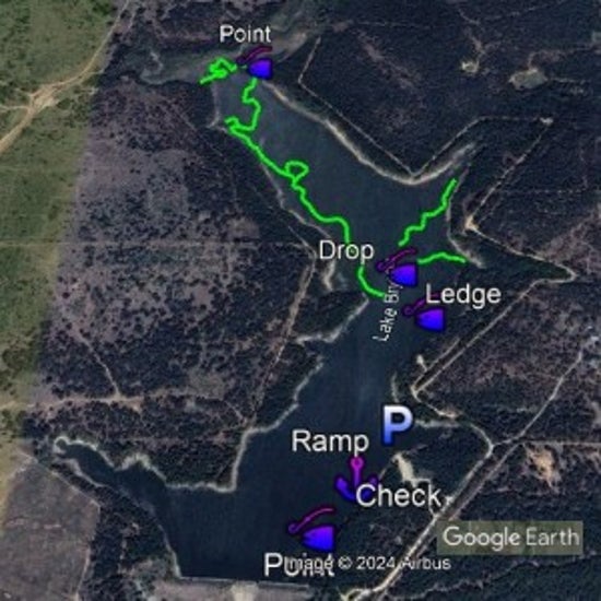 Bryson Lake Breakdown - Bass Fishing Hot Spots & Waypoints