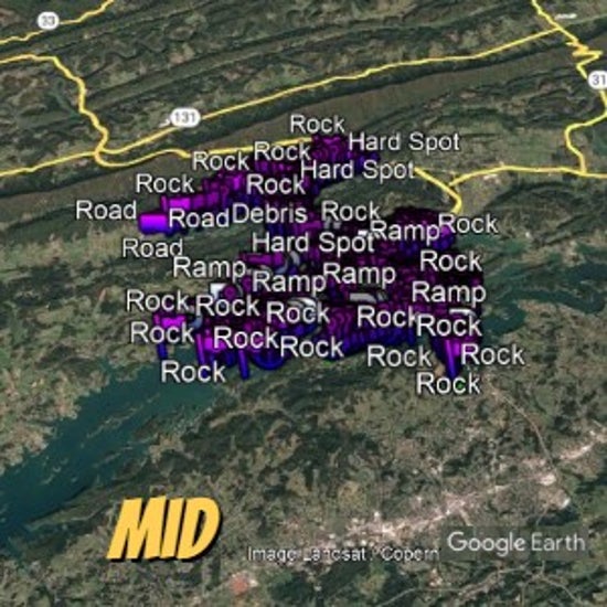 Cherokee Lake Breakdown - Bass Fishing Hot Spots & Waypoints