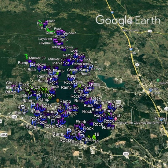 Conroe Lake Breakdown - Bass Fishing Hot Spots & Waypoints