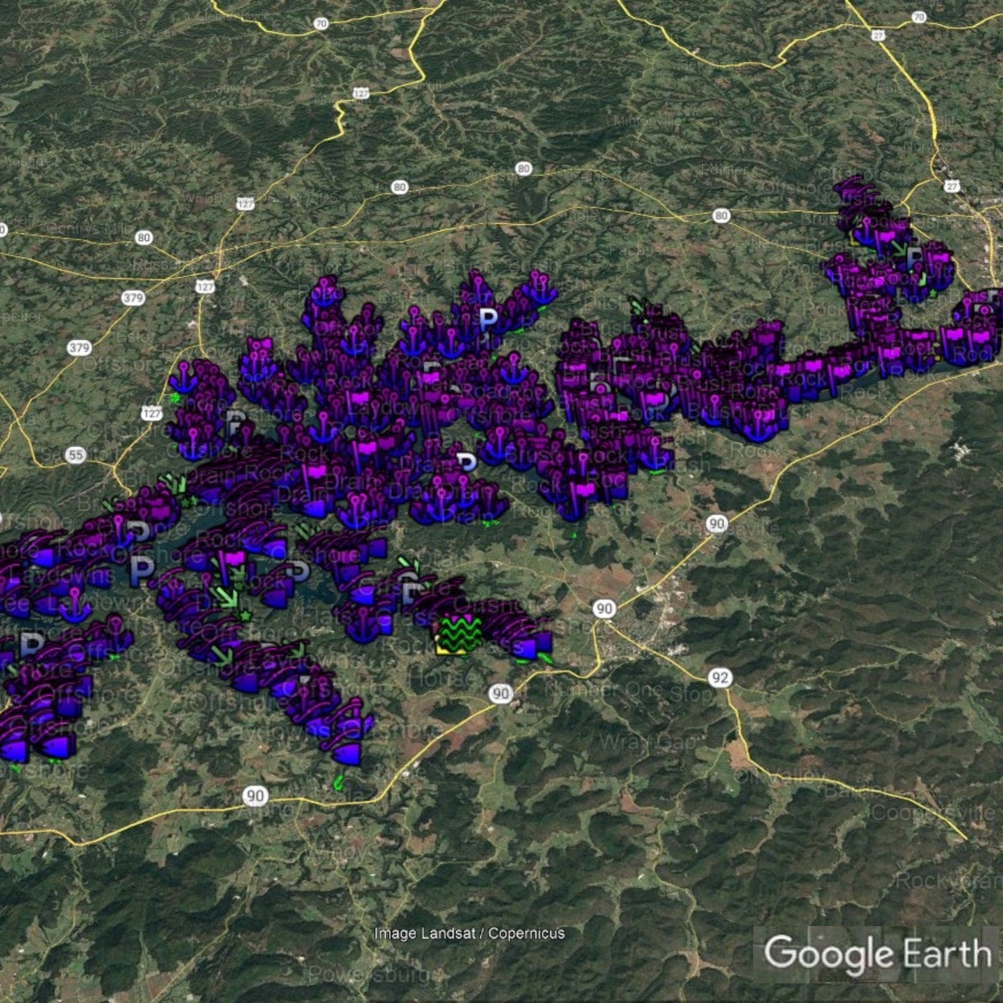 Cumberland Lake Breakdown - Bass Fishing Hot Spots & Waypoints