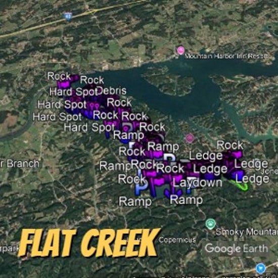 Douglas Lake Breakdown - Bass Fishing Hot Spots & Waypoints