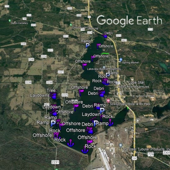 Ellison Creek Lake Breakdown - Bass Fishing Hot Spots & Waypoints