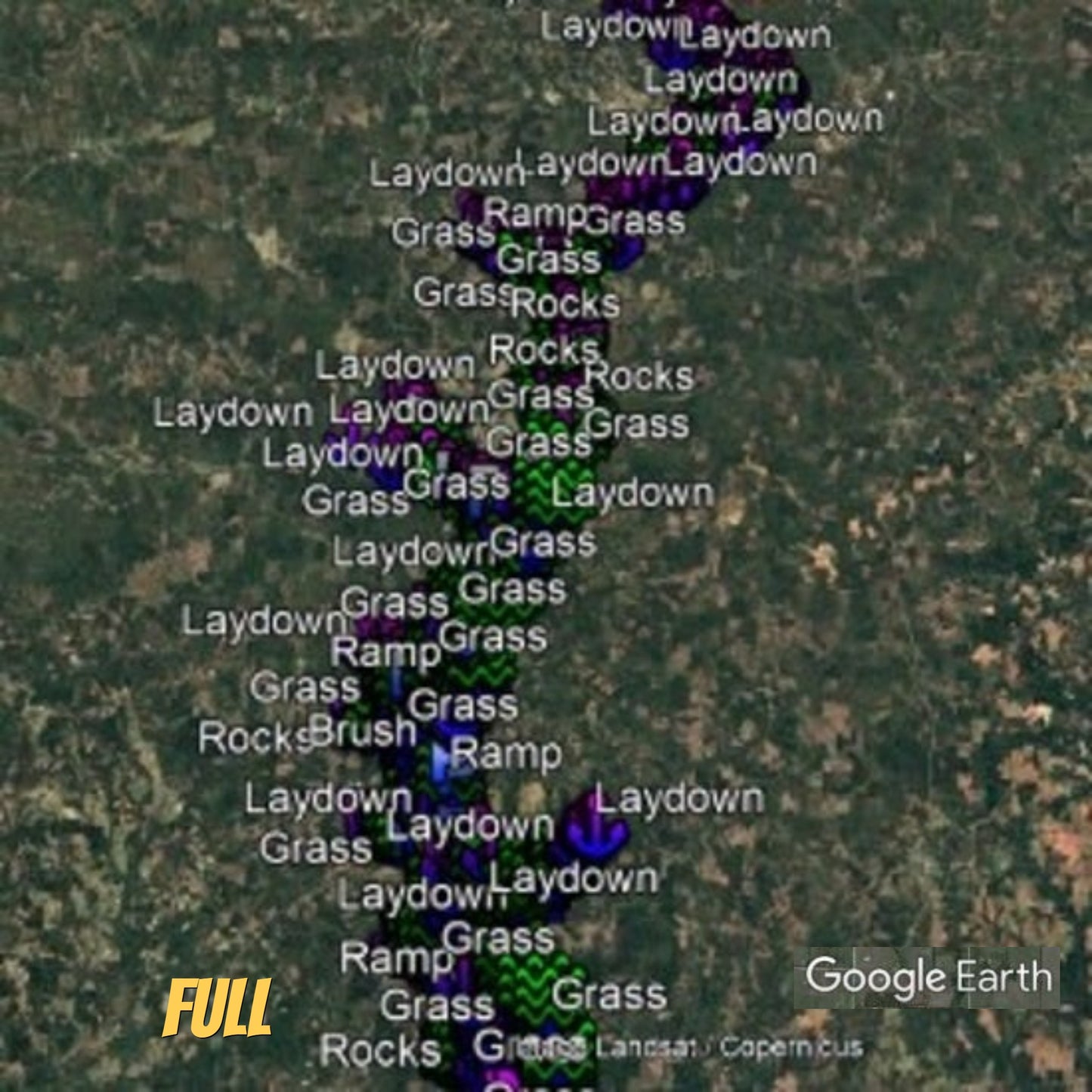 Eufaula AL Lake Breakdown - Bass Fishing Hot Spot & Waypoints