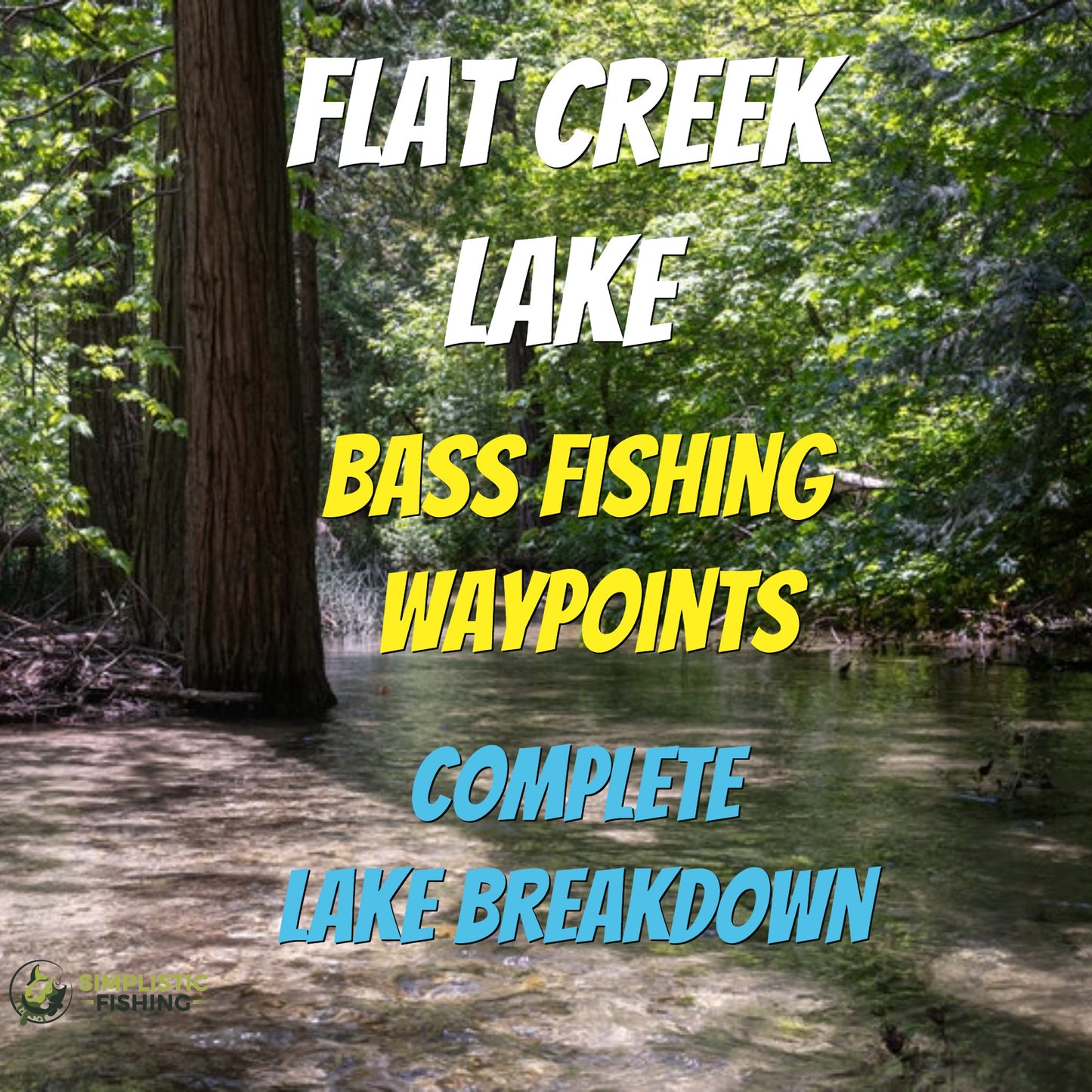 Flat Creek Lake Breakdown - Bass Fishing Hot Spots & Waypoints