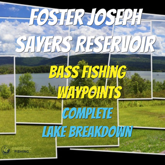 Foster Joseph Sayers Reservoir Breakdown - Bass Fishing Hot Spots & Waypoints