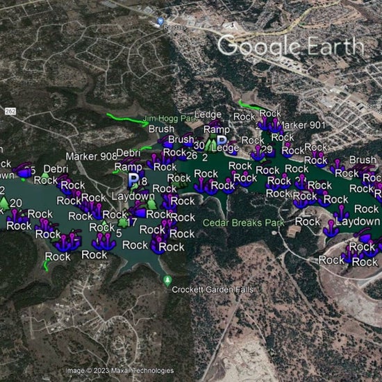 Georgetown Lake Breakdown - Bass Fishing Hot Spots & Waypoints