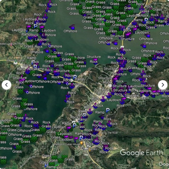 Guntersville Lake Breakdown - Bass Fishing Hot Spots & Waypoints