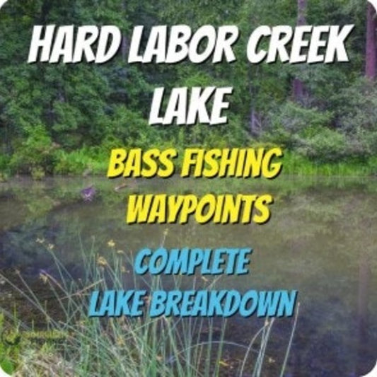 Hard Labor Creek Lake Breakdown - Bass Fishing Hot Spots & Waypoints