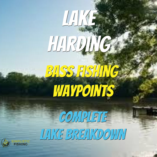 Harding Lake Breakdown - Bass Fishing Hot Spots & Waypoints