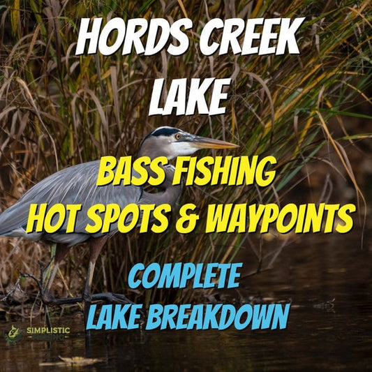 Hords Creek Lake Breakdown - Bass Fishing Hot Spots & Waypoints
