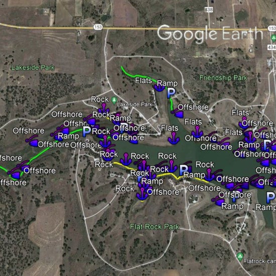 Hords Creek Lake Breakdown - Bass Fishing Hot Spots & Waypoints