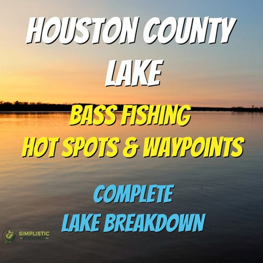 Houston County Lake Breakdown - Bass Fishing Hot Spots & Waypoints