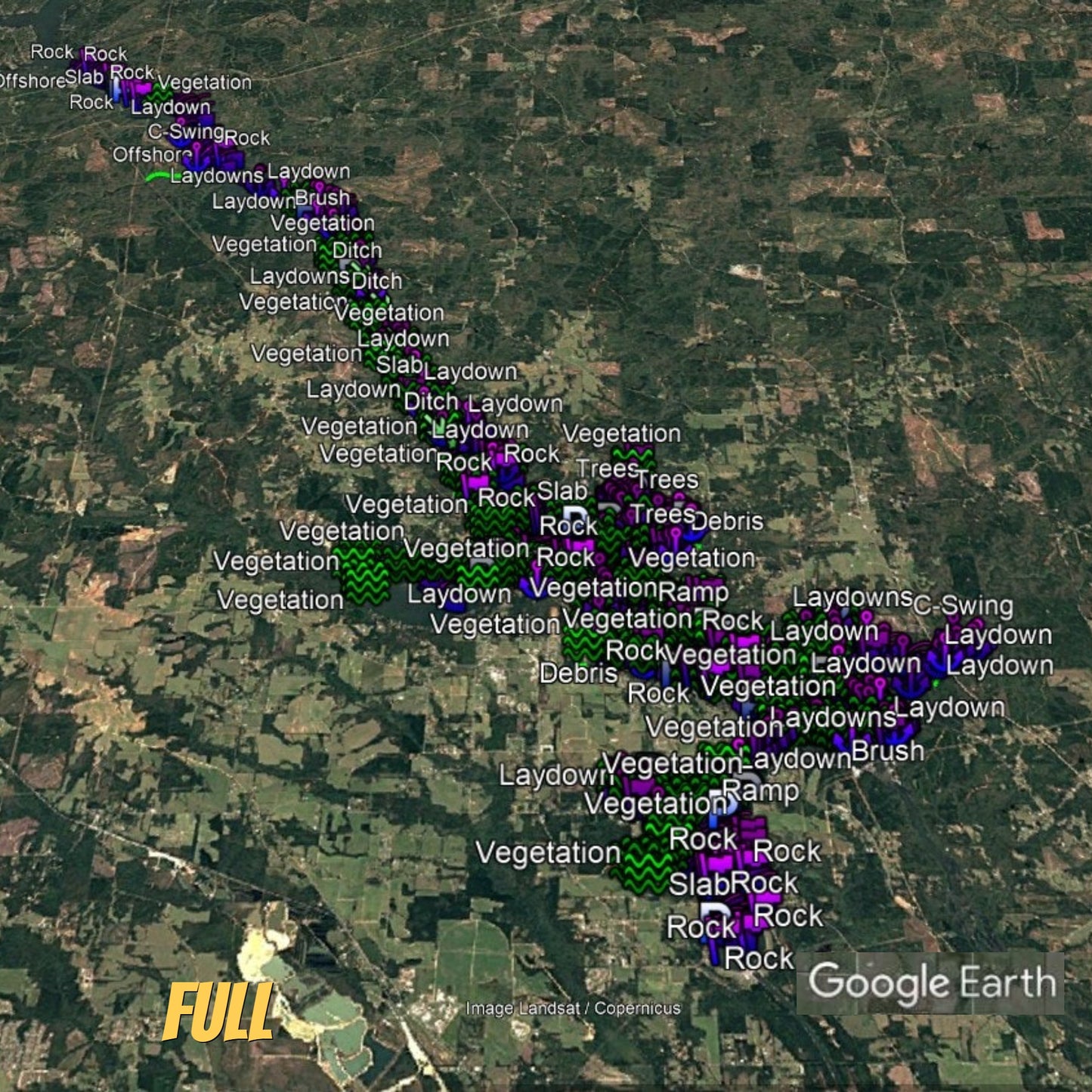 Jordan Lake, AL - Lake Breakdown & Bass Fishing Hot Spots