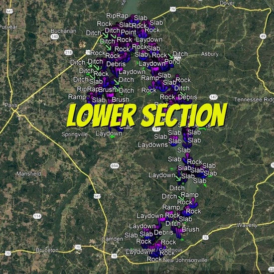Kentucky Lake Breakdown - Bass Fishing Hot Spots & Waypoints
