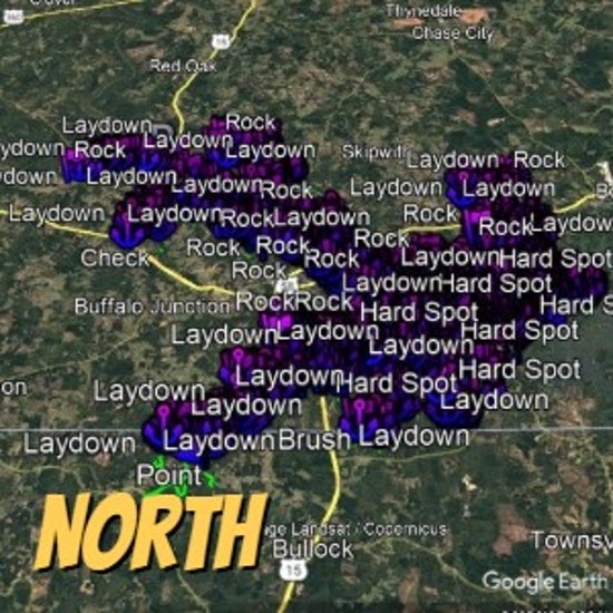 Kerr Lake Breakdown - Bass Fishing Hot Spots & Waypoints