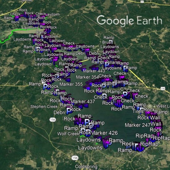 Livingston Lake Breakdown - Bass Fishing Hot Spots & Waypoints