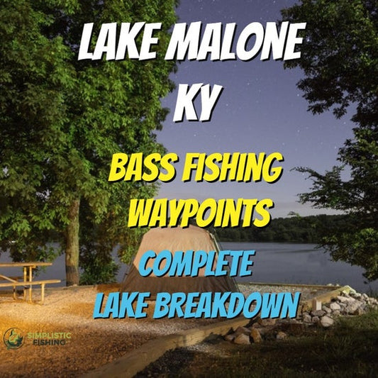 Malone Lake Breakdown - Bass Fishing Hot Spots & Waypoints