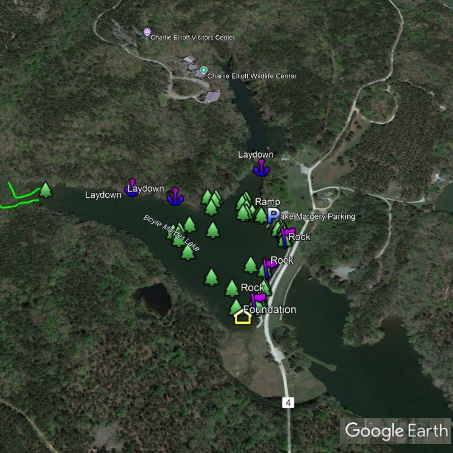 Margery Lake Breakdown - Bass Fishing Hot Spots & Waypoints