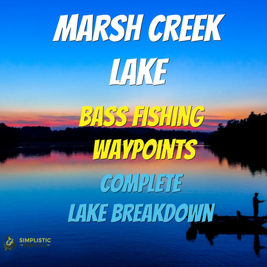 Marsh Creek Lake Breakdown - Bass Fishing Hot Spots & Waypoints