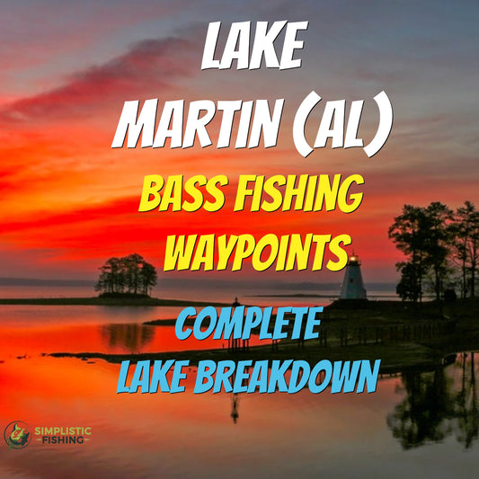 Martin Lake Breakdown - Bass Fishing Hot Spots & Waypoints