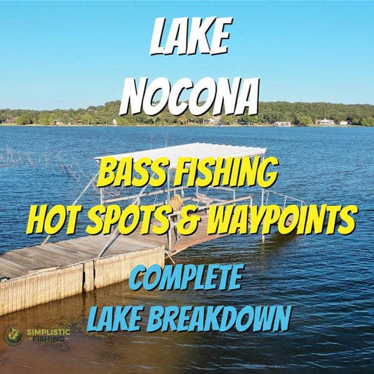 Nocona Lake Breakdown - Bass Fishing Hot Spots & Waypoints