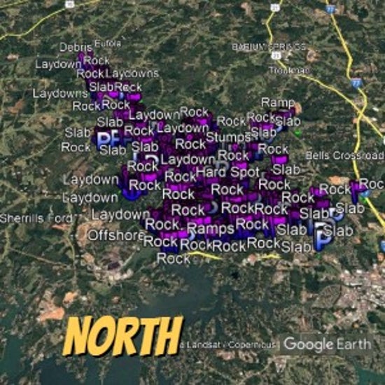 Norman Lake Breakdown - Bass Fishing Hot Spots & Waypoints