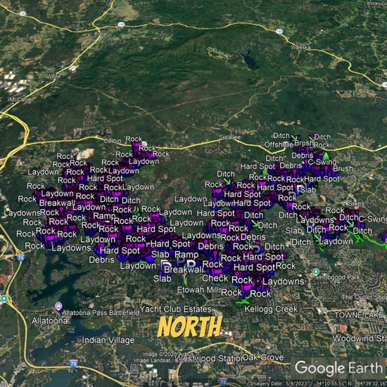 Allatoona - Lake Breakdown - Bass Fishing Hot Spots & Waypoints