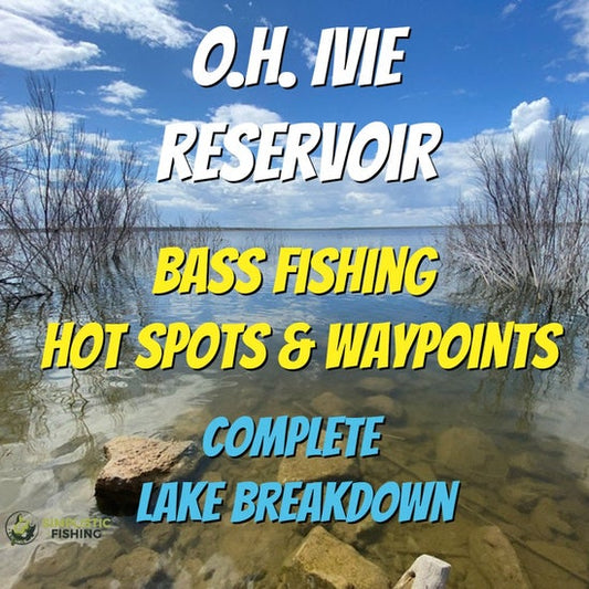 O.H. Ivie Lake Breakdown - Bass Fishing Hot Spots & Waypoints