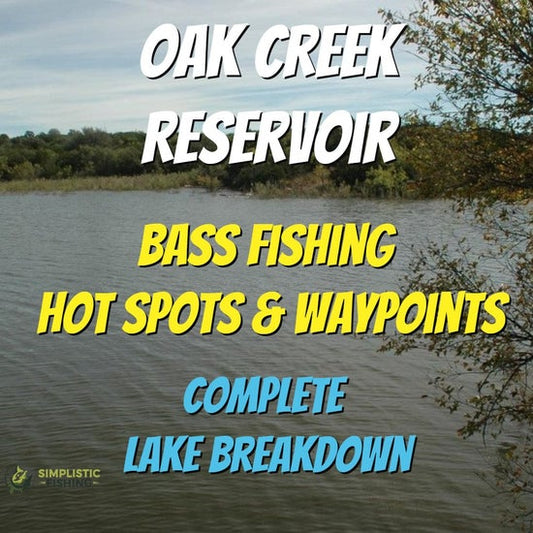 Oak Creek Lake Breakdown - Bass Fishing Hot Spots & Waypoints