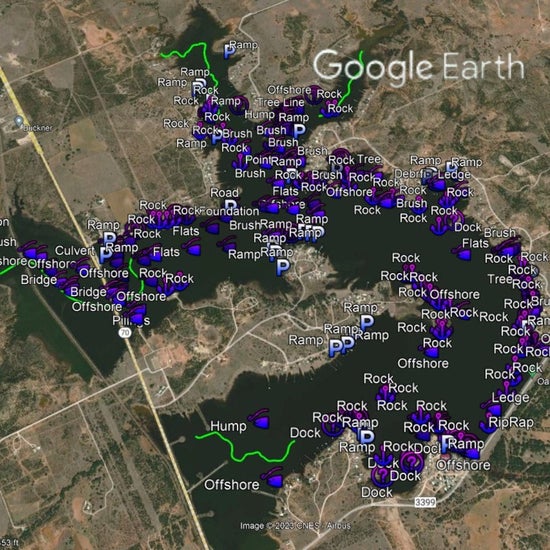 Oak Creek Lake Breakdown - Bass Fishing Hot Spots & Waypoints