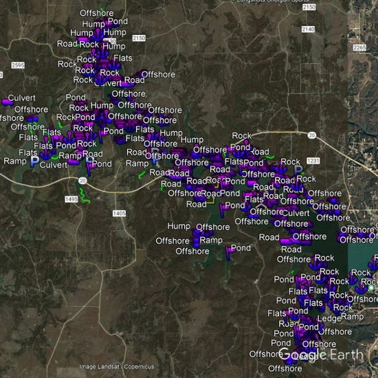 Skiatook Lake Breakdown - Bass Fishing Hot Spots & Waypoints