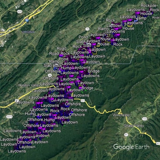 South Holston Lake Breakdown - Bass Fishing Hot Spots & Waypoints