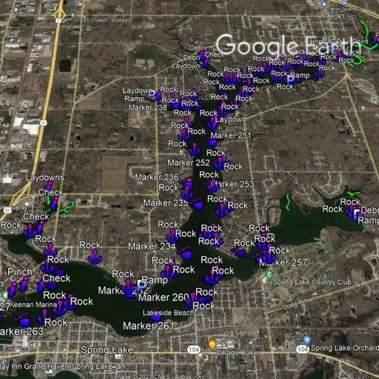 Spring Lake Breakdown - Bass Fishing Hot Spots & Waypoints