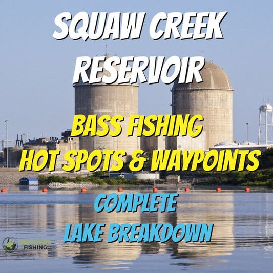 Squaw Creek Lake Breakdown - Bass Fishing Hot Spots & Waypoints