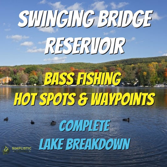 Swinging Bridge Lake Breakdown -  Bass Fishing Hot Spots & Waypoints