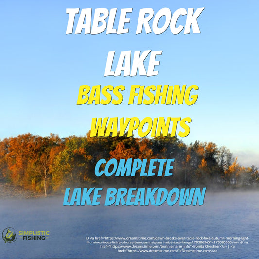 Table Rock Lake - Lake Breakdown Bass Fishing Hot Spots & Waypoints