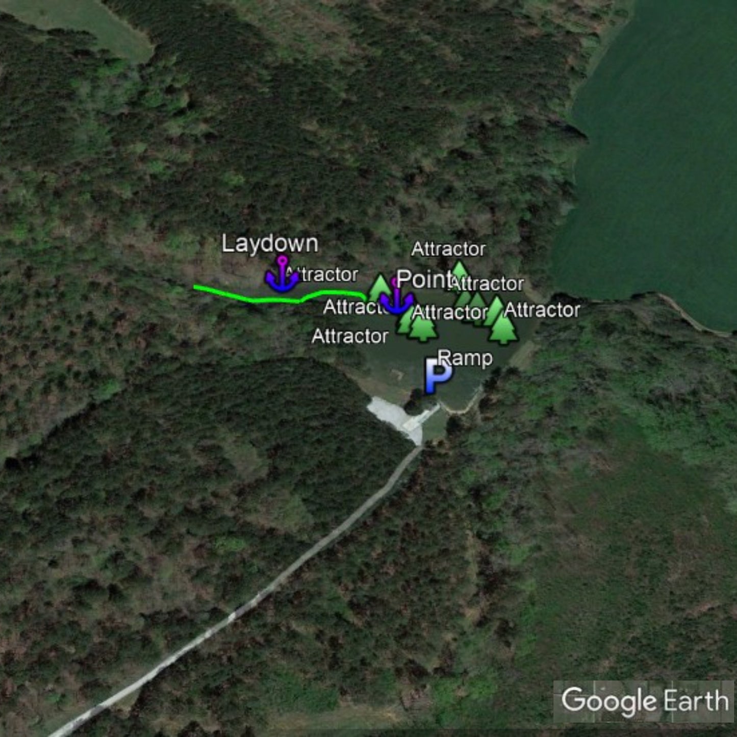 Whitetail Lake Breakdown - Bass Fishing Hot Spots & Waypoints