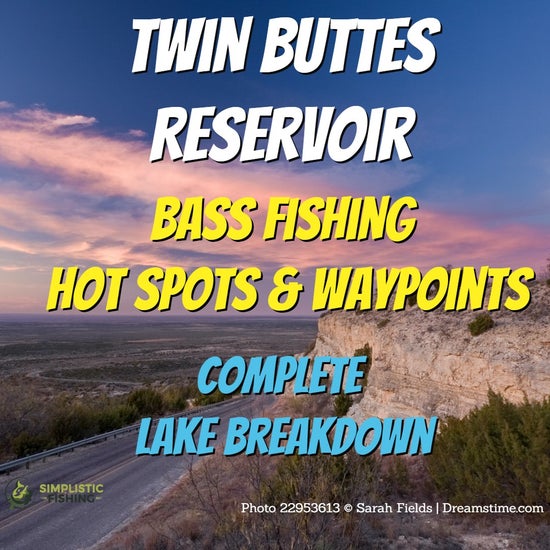 Twin Buttes Lake Breakdown - Bass Fishing Hot Spots & Waypoints