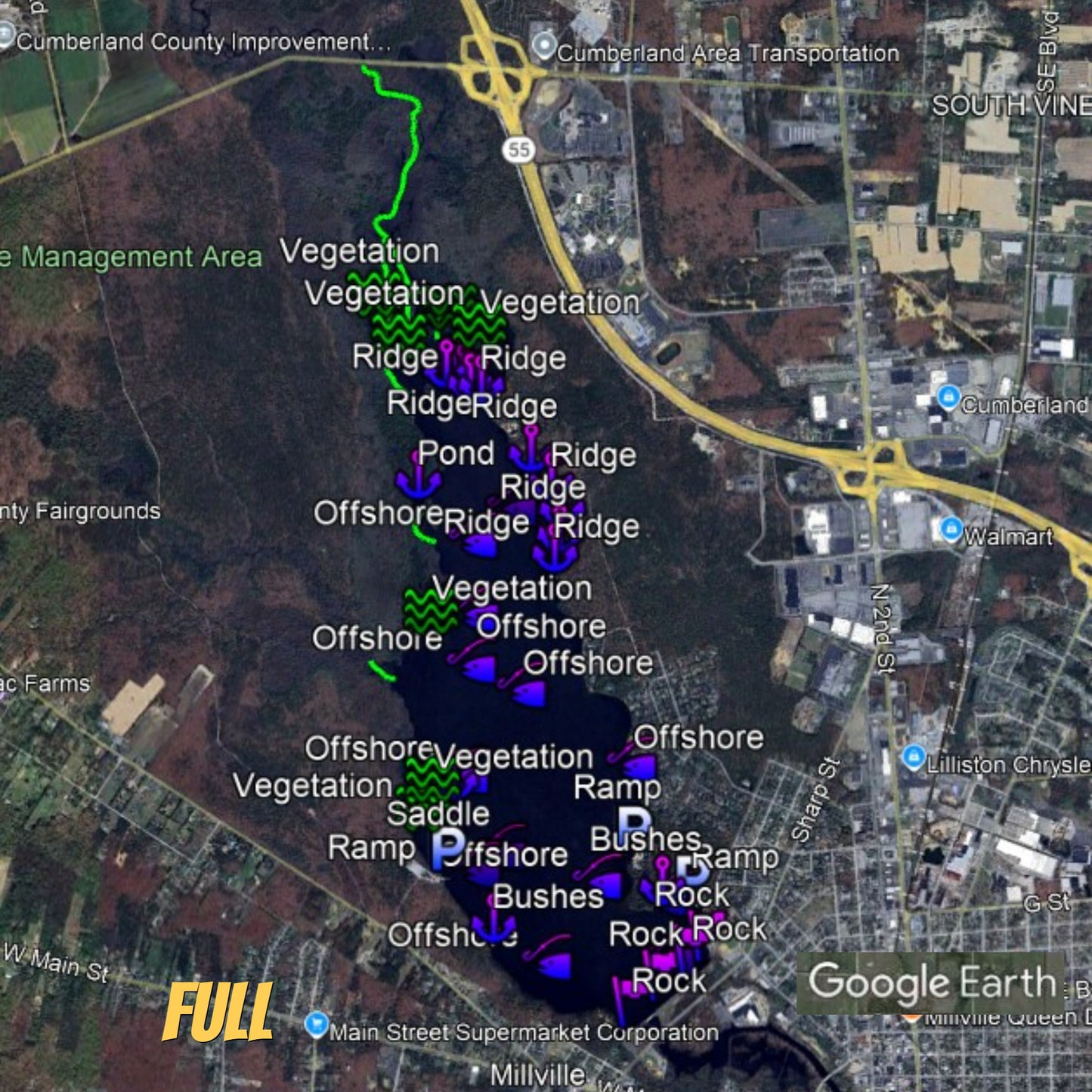 Union Lake Breakdown - Bass Fishing Hot Spots & Waypoints