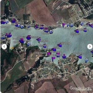 Waxahachie Lake Breakdown - Bass Fishing Hot Spot & Waypoints