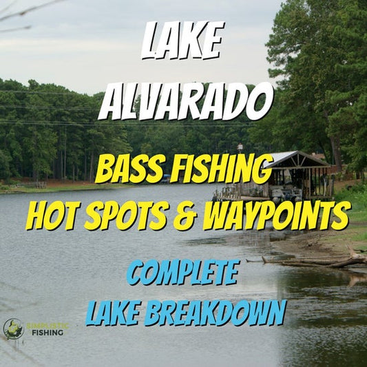 Alvarado Lake Breakdown - Bass Fishing Hot Spots & Waypoints
