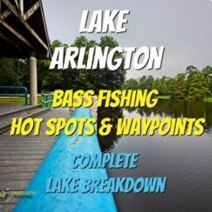 Arlington Lake Breakdown - Bass Fishing Hot Spots & Waypoints