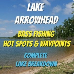 Arrowhead Lake Breakdown - Bass Fishing Hot Spots & Waypoints