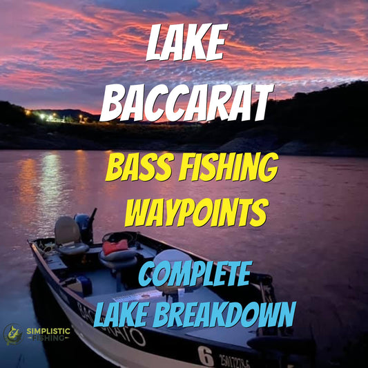 Baccarat Lake Breakdown - Bass Fishing Hot Spots & Waypoints