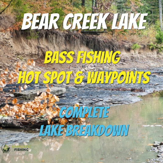 Bear Creek Lake Breakdown - Bass Fishing Hot Spots & Waypoints