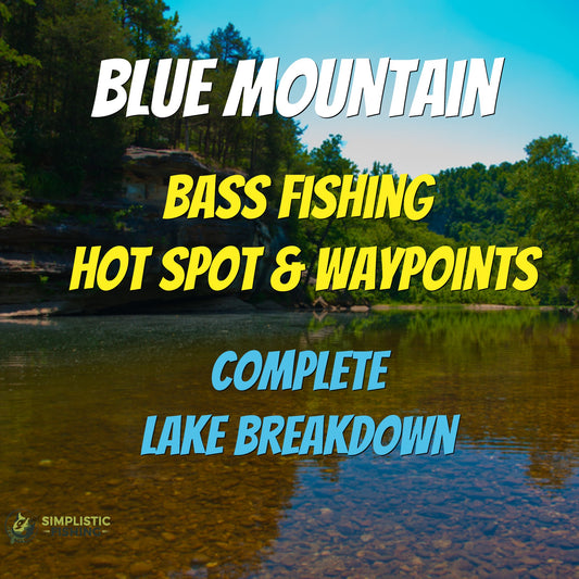 Blue Mountain Lake Breakdown - Bass Fishing Hot Spots & Waypoints