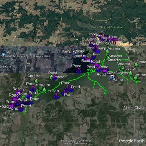 Bois D Arc Lake Breakdown - Bass Fishing Hot Spots & Waypoints